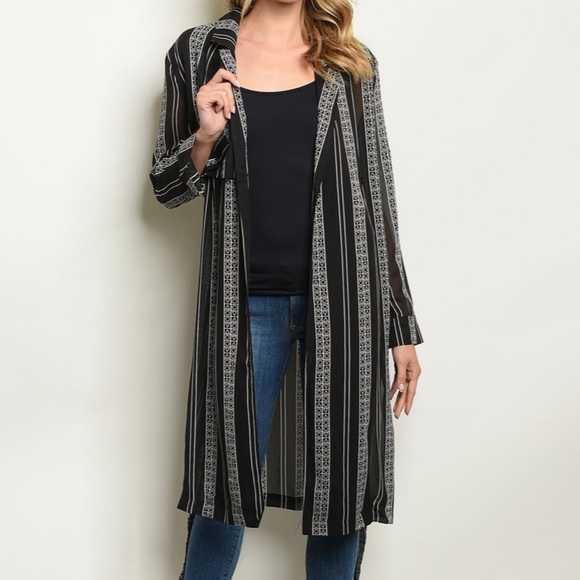 ⚡️White blank cardigan - Kimono Sweater ⚡️ - Picture 2 of 2